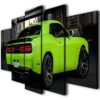 Dodge Challenger Srt - Automative 5 Panel Canvas Art Wall Decor