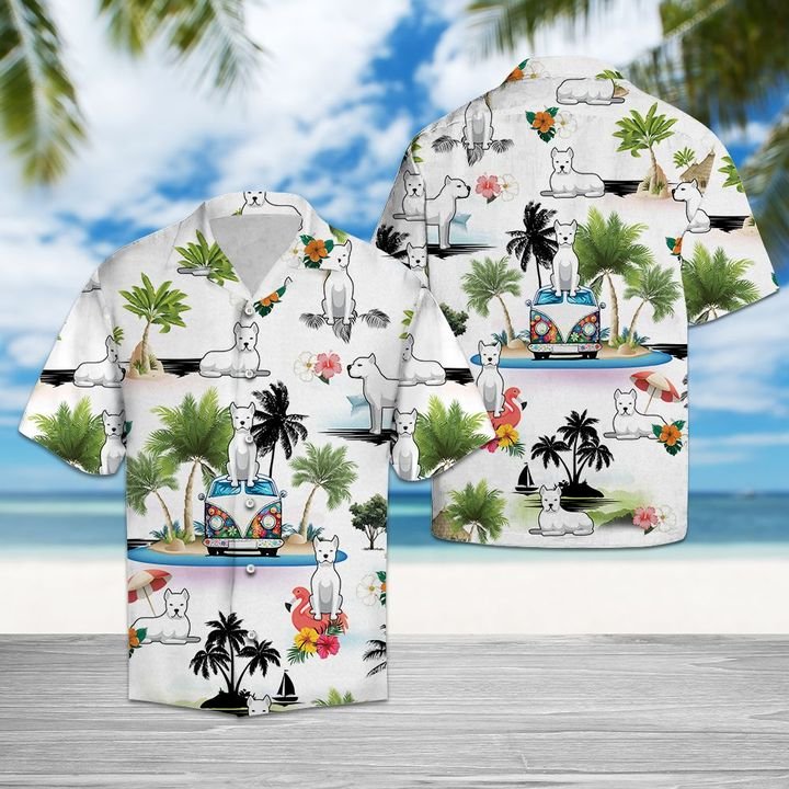 Dogo Argentino Vacation Hawaiian Shirt Summer Button Up Dogo Argentino Vacation Hawaiian Shirt Summer Button Up