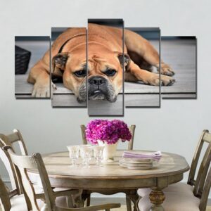 Dogs - Animal 5 Panel Canvas Art Wall Decor