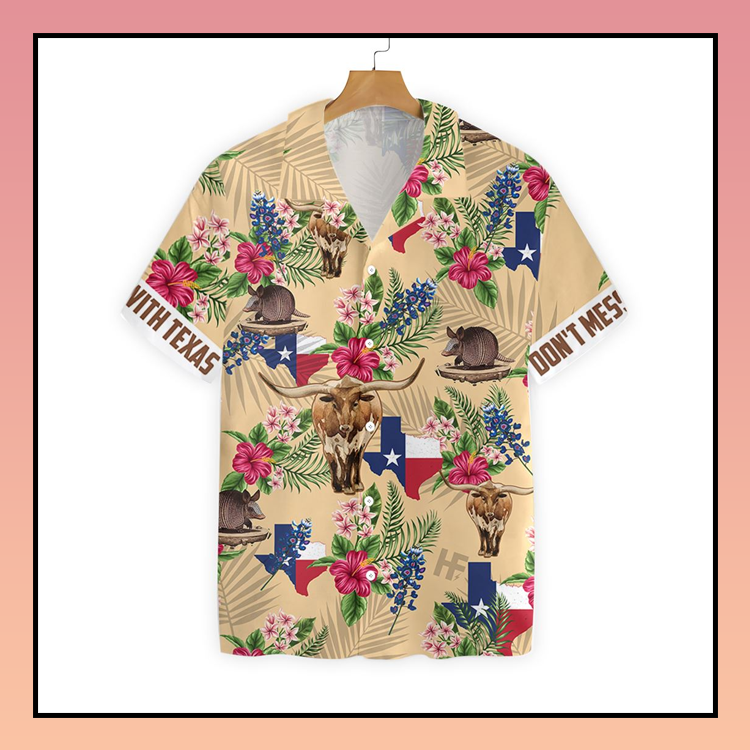 Don’T Mess Texas Insignia Hawaiian Shirt Don’T Mess Texas Insignia Hawaiian Shirt