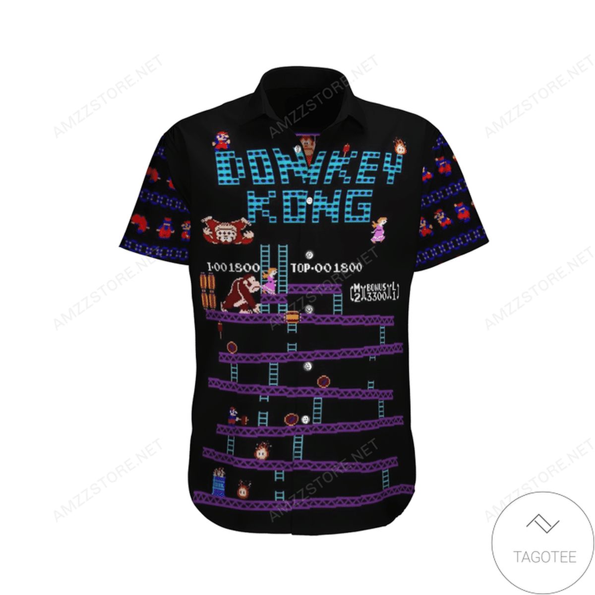 Donkey Kong Hawaiian Shirt Donkey Kong Hawaiian Shirt