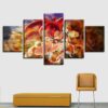 Dragon Ball 14 - Anime 5 Panel Canvas Art Wall Decor