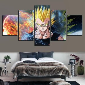 Dragon Ball 30 - Anime 5 Panel Canvas Art Wall Decor