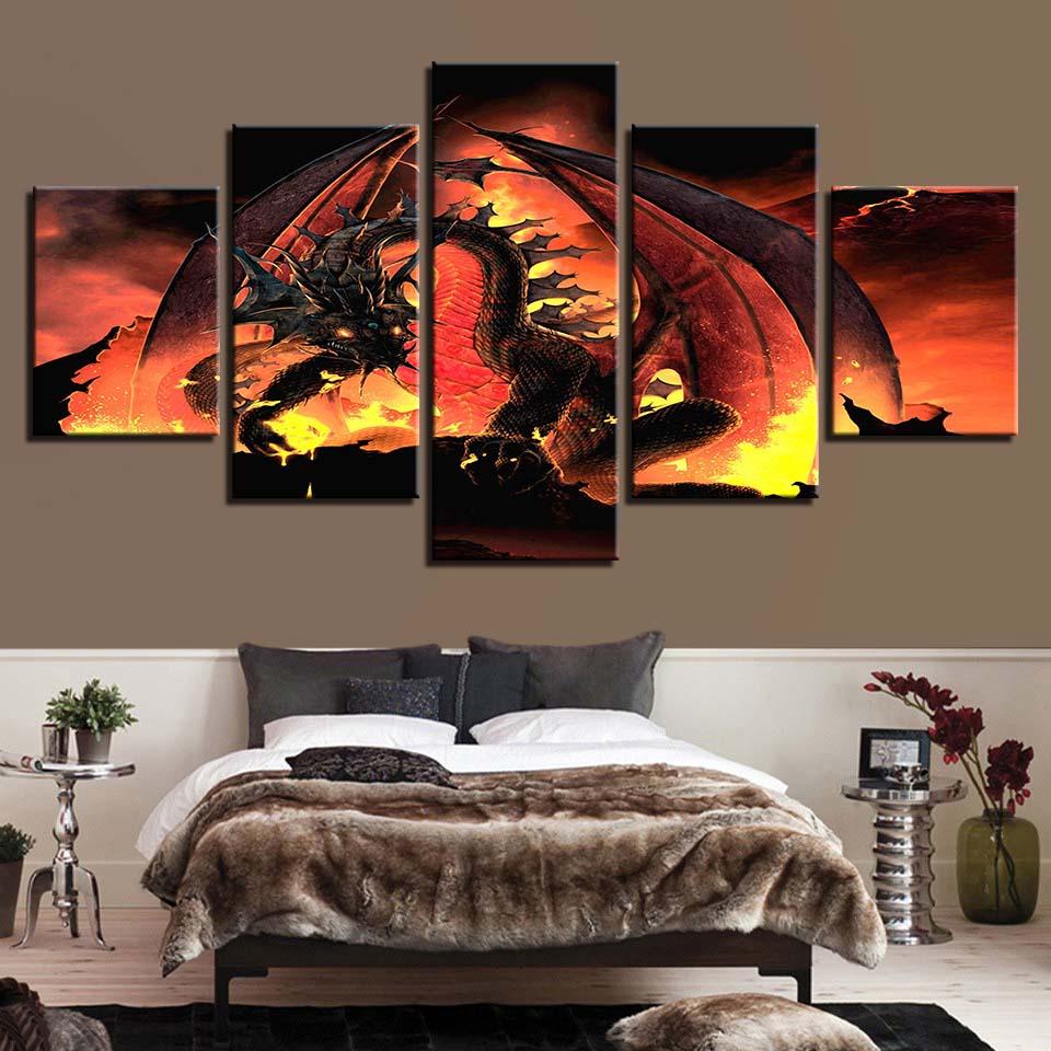 Dragon Ball 41 - Anime 5 Panel Canvas Art Wall Decor Dragon Ball 41 - Anime 5 Panel Canvas Art Wall Decor