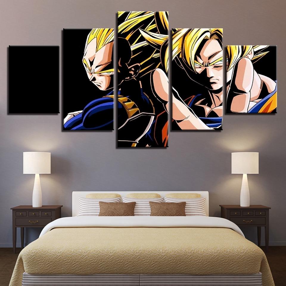 Dragon Ball 43 - Anime 5 Panel Canvas Art Wall Decor Dragon Ball 43 - Anime 5 Panel Canvas Art Wall Decor