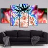 Dragon Ball 51 - Anime 5 Panel Canvas Art Wall Decor