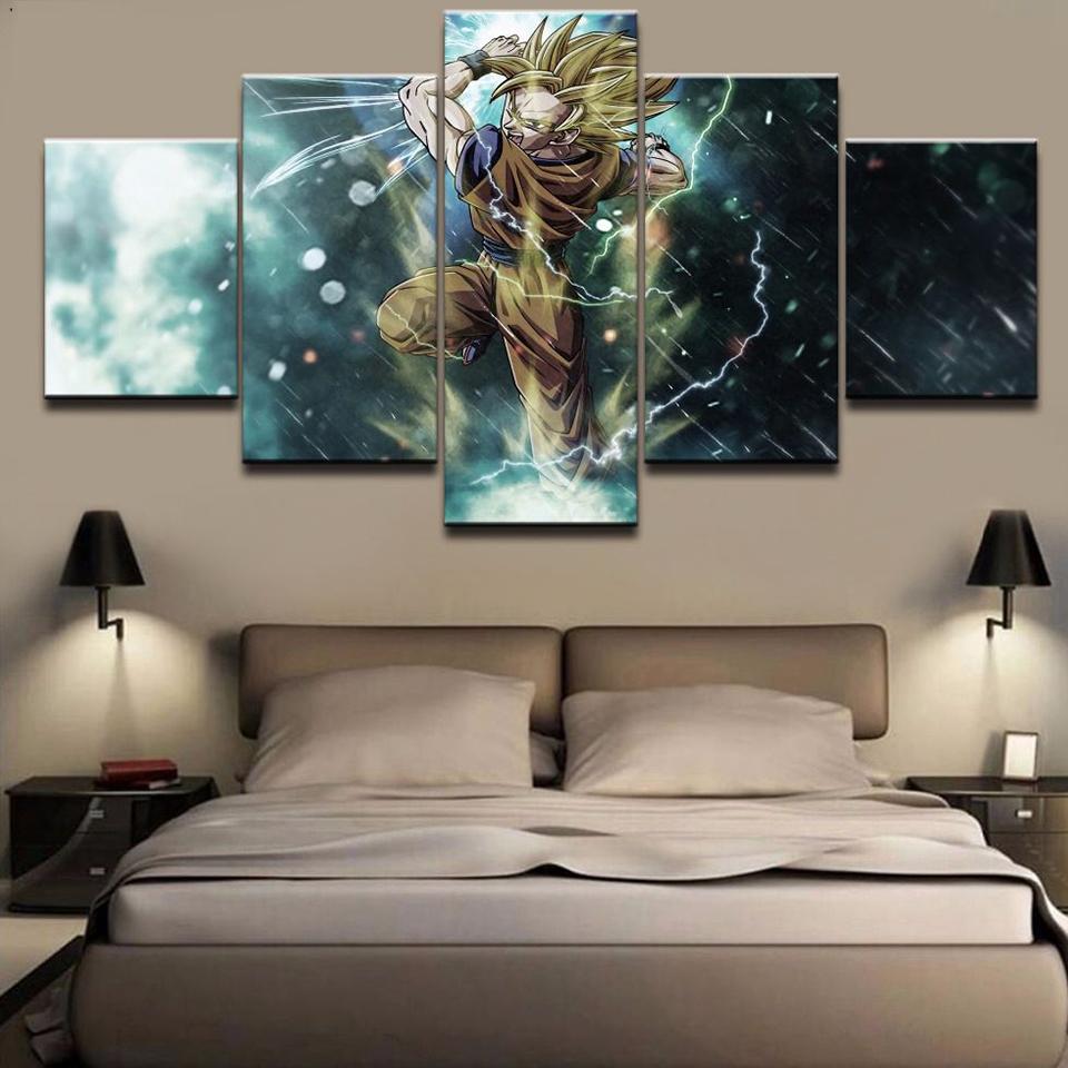 Dragon Ball 55 - Anime 5 Panel Canvas Art Wall Decor Dragon Ball 55 - Anime 5 Panel Canvas Art Wall Decor