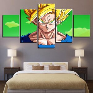 Dragon Ball 61 - Anime 5 Panel Canvas Art Wall Decor