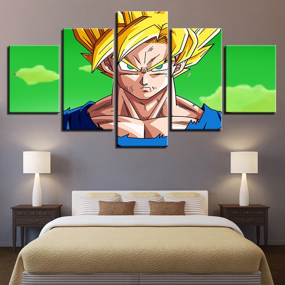 Dragon Ball 61 - Anime 5 Panel Canvas Art Wall Decor Dragon Ball 61 - Anime 5 Panel Canvas Art Wall Decor