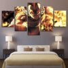 Dragon Ball 68 - Anime 5 Panel Canvas Art Wall Decor