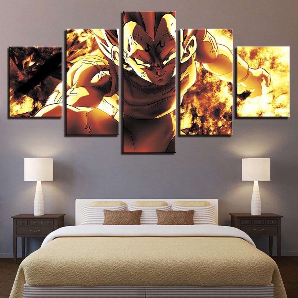 Dragon Ball 68 - Anime 5 Panel Canvas Art Wall Decor Dragon Ball 68 - Anime 5 Panel Canvas Art Wall Decor