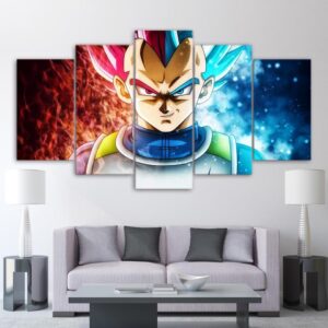 Dragon Ball 71 - Anime 5 Panel Canvas Art Wall Decor