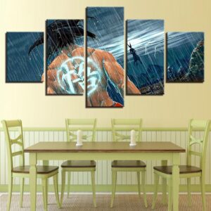Dragon Ball 85 - Anime 5 Panel Canvas Art Wall Decor