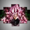 Dragon Ball Black - Anime 5 Panel Canvas Art Wall Decor