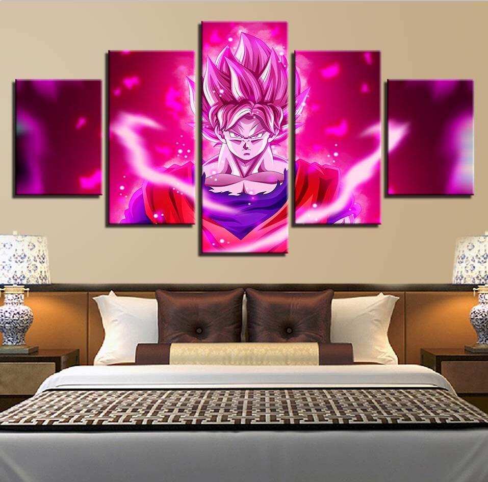 Dragon Ball Characters 4 - Anime 5 Panel Canvas Art Wall Decor Dragon Ball Characters 4 - Anime 5 Panel Canvas Art Wall Decor