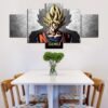 Dragon Ball Goku 3 - Anime 5 Panel Canvas Art Wall Decor