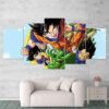 Dragon Ball Z 05- Anime 5 Panel Canvas Art Wall Decor