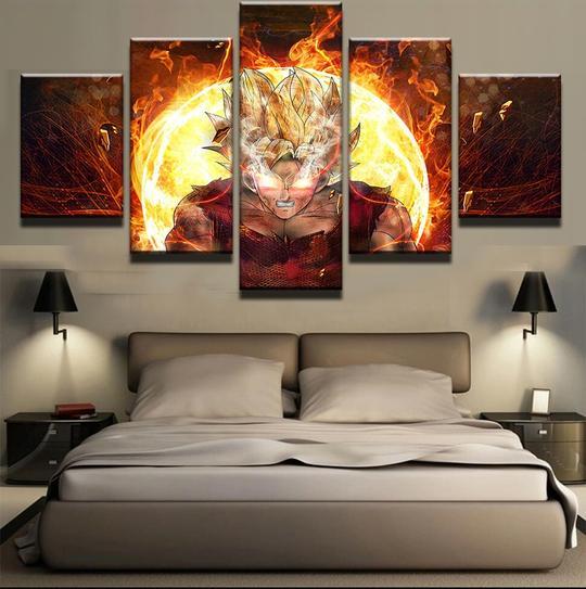 Dragon Ball - Anime 5 Panel Canvas Art Wall Decor Dragon Ball - Anime 5 Panel Canvas Art Wall Decor