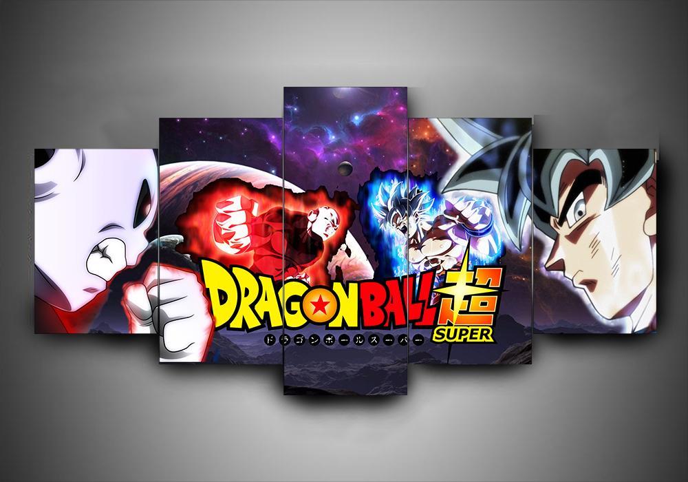 Dragon Ball - Vegeta Saiyan Blue - Anime 5 Panel Canvas Art Wall Decor Dragon Ball - Vegeta Saiyan Blue - Anime 5 Panel Canvas Art Wall Decor