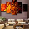 Dragon Balls 70 - Anime 5 Panel Canvas Art Wall Decor