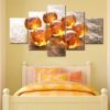 Dragon Balls - Movie 5 Panel Canvas Art Wall Decor