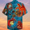 Dragon Playing Dice Hawaiian Shirt