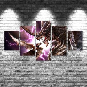 Dragonblade - Movie 5 Panel Canvas Art Wall Decor