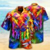 Dragonfly Colorful All Over Printed Hawaiian Shirt