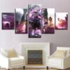Dragons Ball - Anime 5 Panel Canvas Art Wall Decor