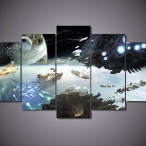 Dreadnought - Gaming 5 Panel Canvas Art Wall Decor