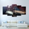 Drum Musical Instruments - Music 5 Panel Canvas Art Wall Decor