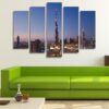 Dubai 02 - Nature 5 Panel Canvas Art Wall Decor