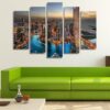 Dubai Marina - Nature 5 Panel Canvas Art Wall Decor