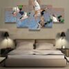 Duck Hunting Mallard - Animal 5 Panel Canvas Art Wall Decor