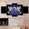 Duke Blue Devils College - Sport 5 Panel Canvas Art Wall Decor