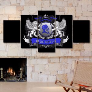 Duke Blue Devils College - Sport 5 Panel Canvas Art Wall Decor