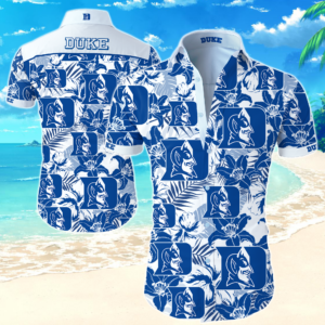 Duke Blue Devils Hawaiian Shirt Summer Button Up