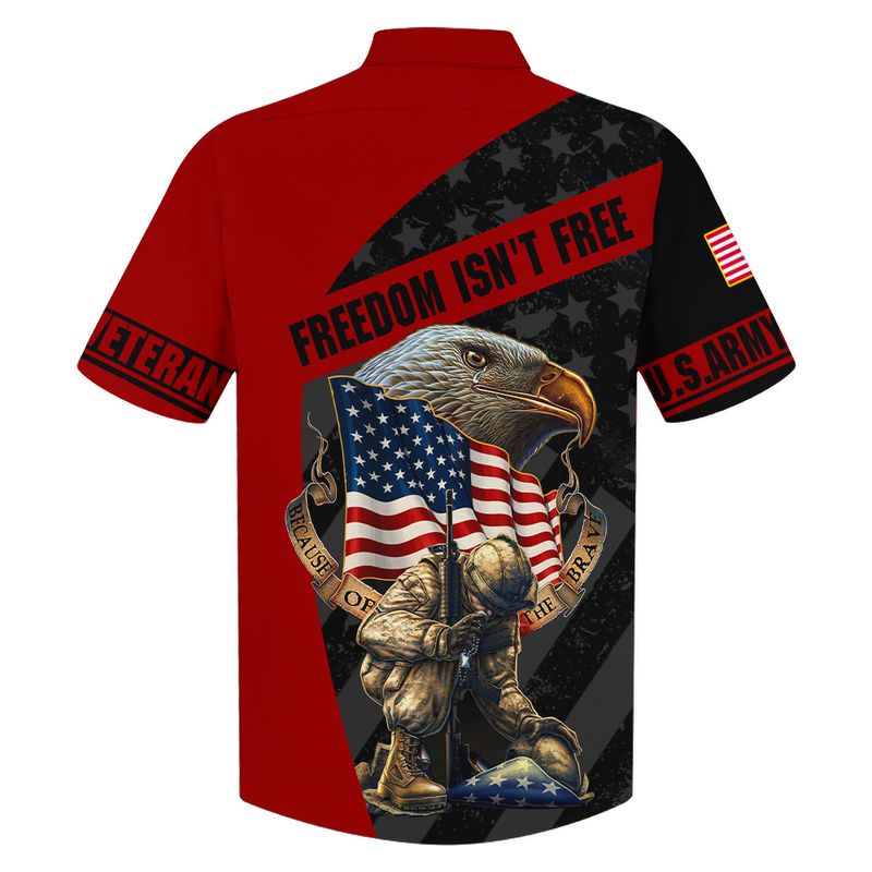 Eagle Firefighter American Flag Freedom Isn’T Free Hawaiian Shirt Eagle Firefighter American Flag Freedom Isn’T Free Hawaiian Shirt
