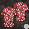 Eddie Van Halen Striped Hawaiian Shirt