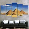Egypt The Great Pyramid 5 Panel Canvas Art Wall Decor
