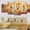 Egyptian Contemporary - Religion 5 Panel Canvas Art Wall Decor