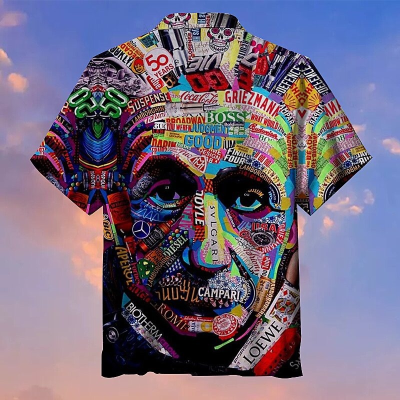 Einstein The Father Of Modern Physic Hawaiian Shirt Einstein The Father Of Modern Physic Hawaiian Shirt