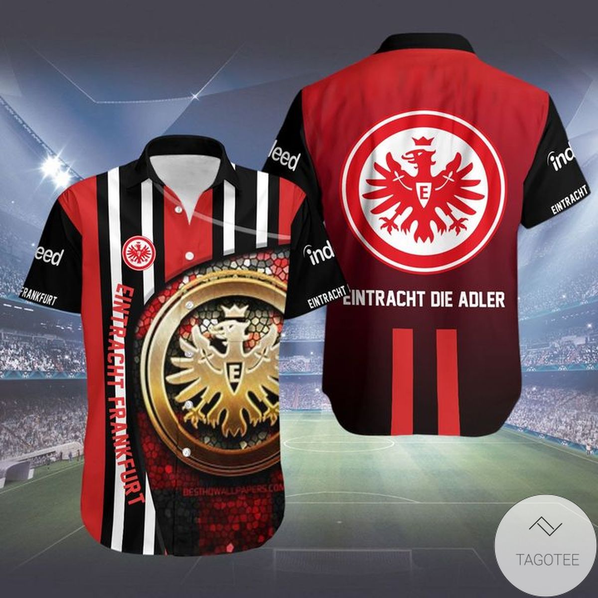 Eintracht Frankfurt Eintracht Die Adler Hawaiian Shirt Eintracht Frankfurt Eintracht Die Adler Hawaiian Shirt