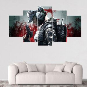 Ela Rainbow Six Siege - Gaming 5 Panel Canvas Art Wall Decor