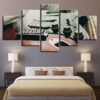 Electric Guitar Tuner - Music 5 Panel Canvas Art Wall Decor
