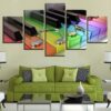 Electronic Piano 1 - Music 5 Panel Canvas Art Wall Decor