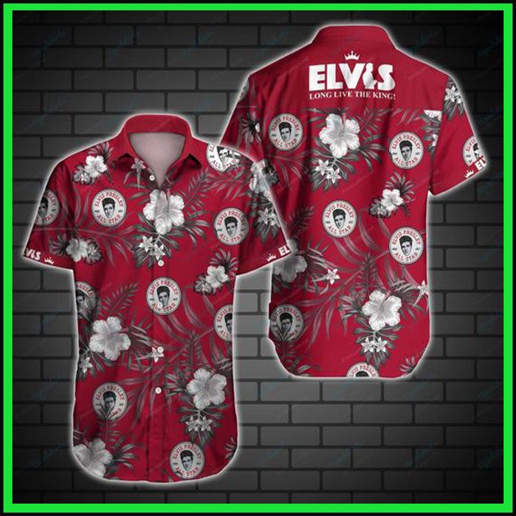 Elvis Presley Long Live The King Hawaiian Shirt Elvis Presley Long Live The King Hawaiian Shirt