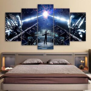 Enders Game - Gaming 5 Panel Canvas Art Wall Decor