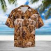 English Cocker Spaniel Hawaiian Shirt Summer Button Up