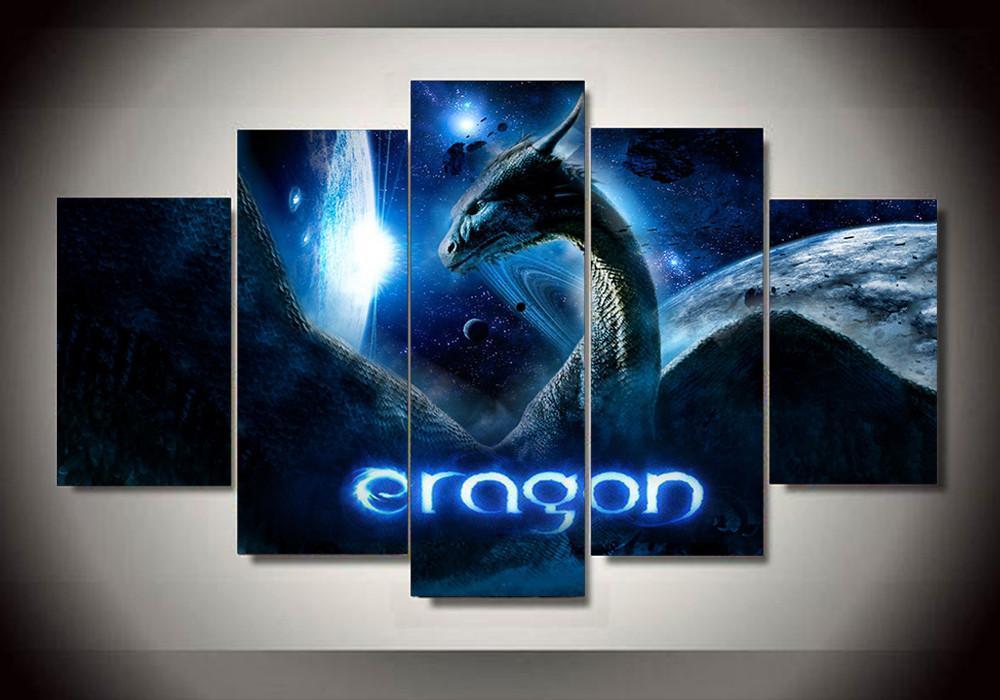 Eragon - Abstract Animal 5 Panel Canvas Art Wall Decor Eragon - Abstract Animal 5 Panel Canvas Art Wall Decor
